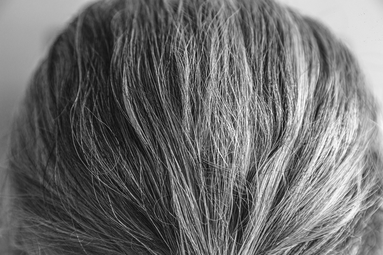 grey hair