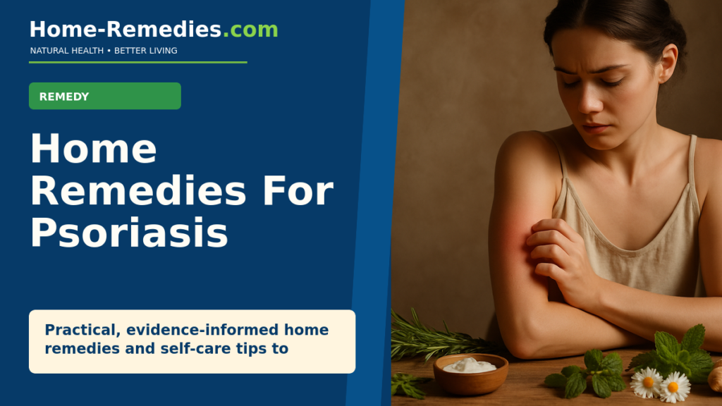 Home Remedies For Psoriasis